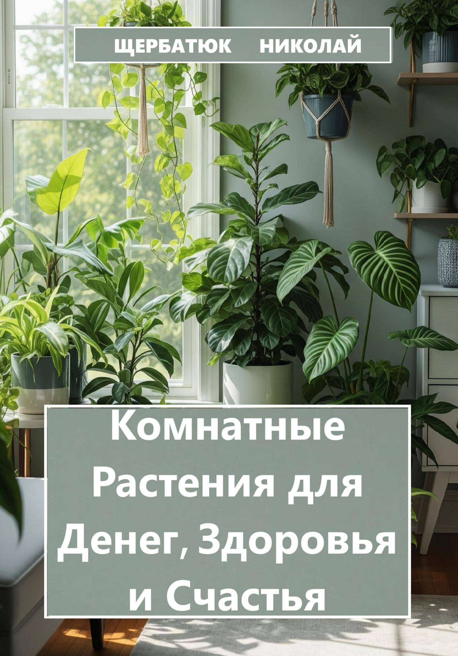 Обложка книги «Комнатные Растения для Денег, Здоровья и Счастья»