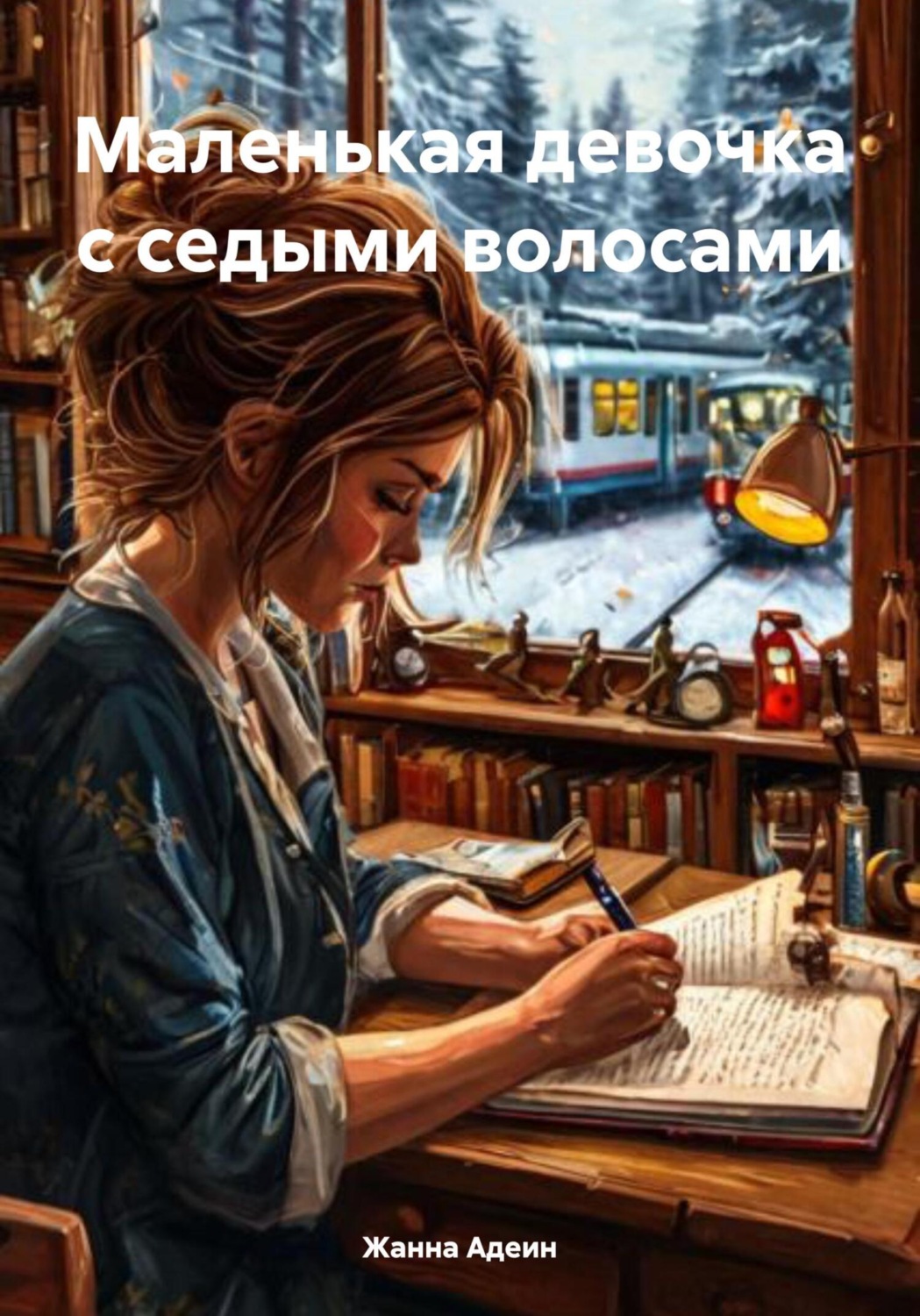 Обложка книги «Маленькая девочка с седыми волосами»