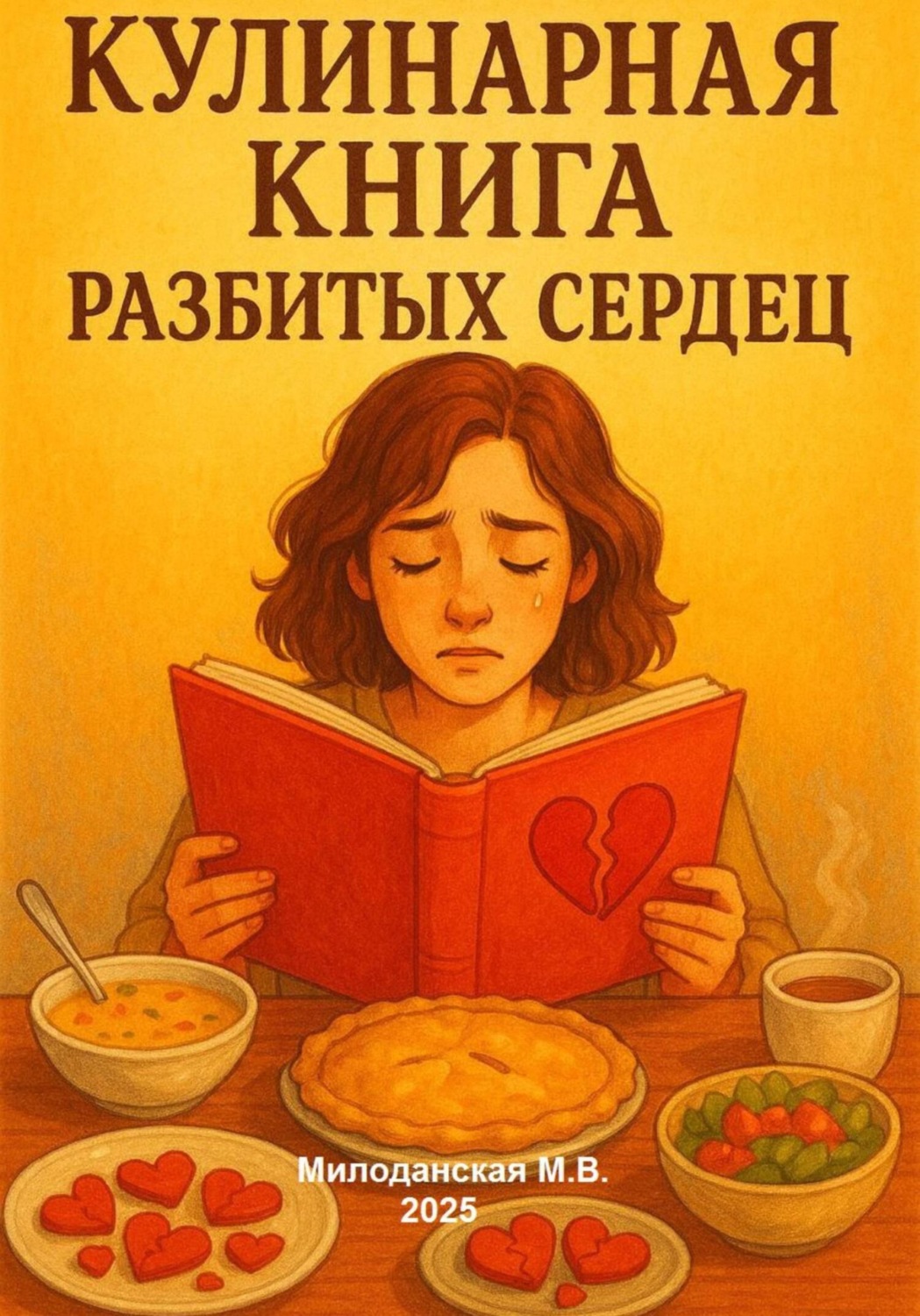 Обложка книги «Кулинарная книга разбитых сердец»