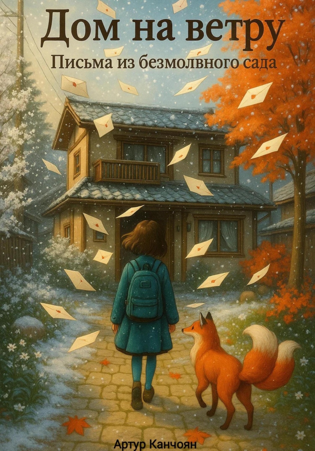 Обложка книги «Дом на ветру: письма из безмолвного сада»