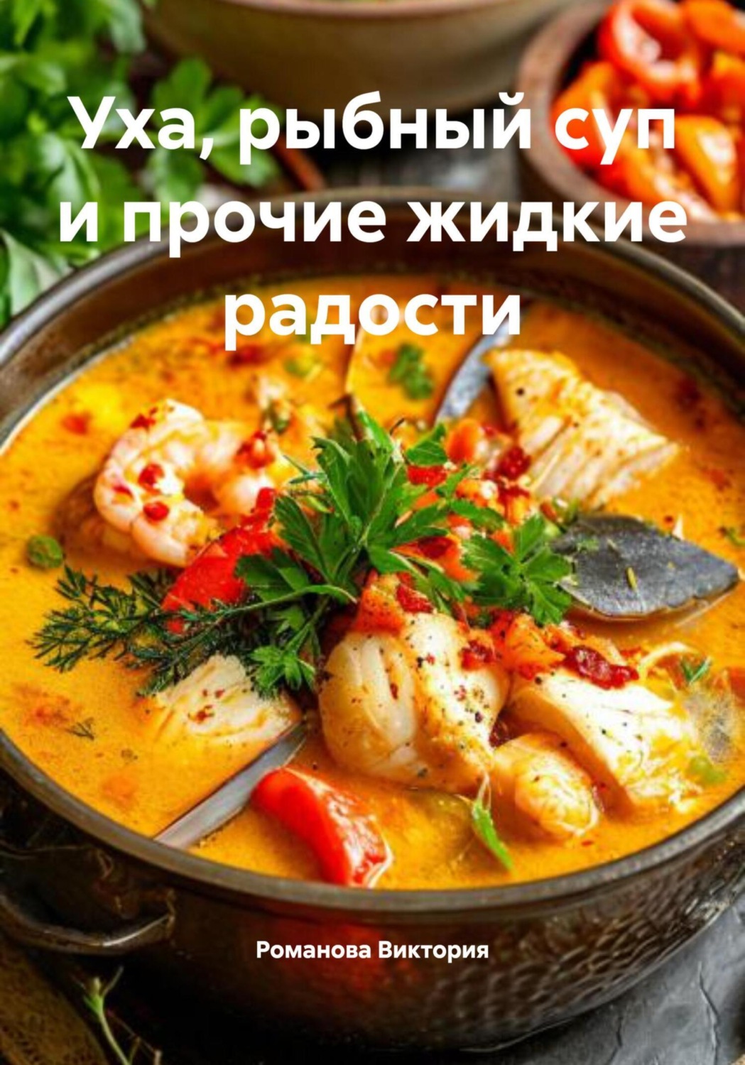 Обложка книги «Уха, рыбный суп и прочие жидкие радости»