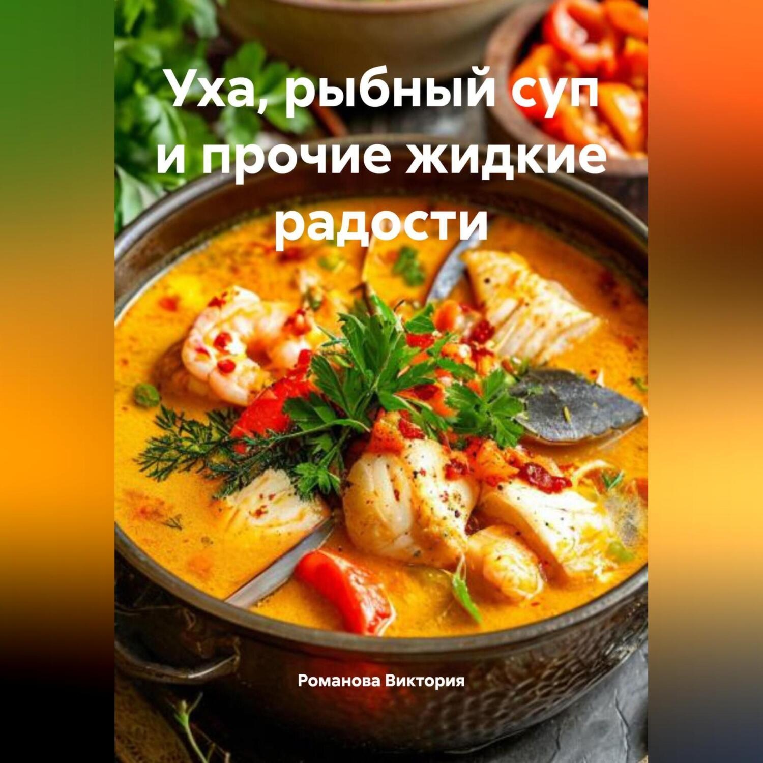 Обложка книги «Уха, рыбный суп и прочие жидкие радости»