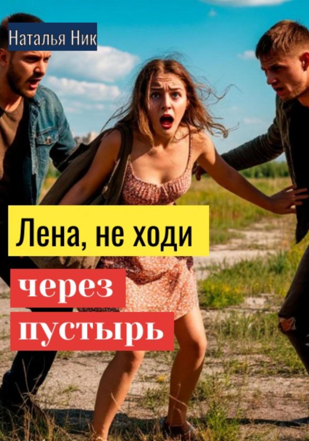 Обложка книги «Лена, не ходи через пустырь»