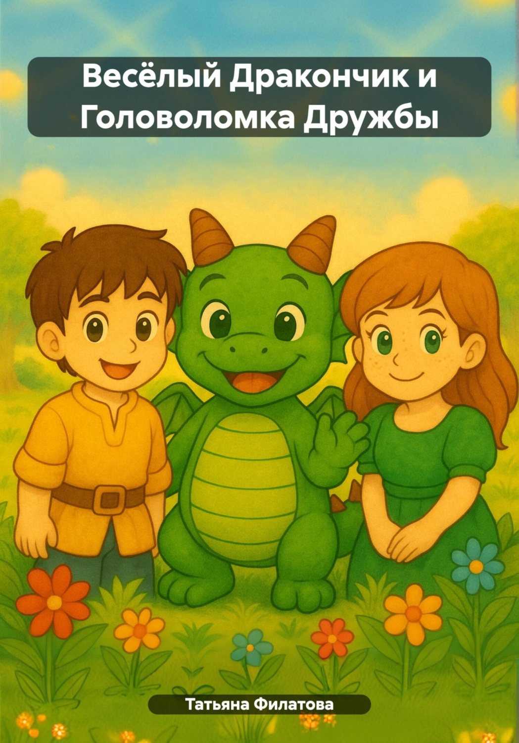 Обложка книги «Весёлый Дракончик и Головоломка Дружбы»