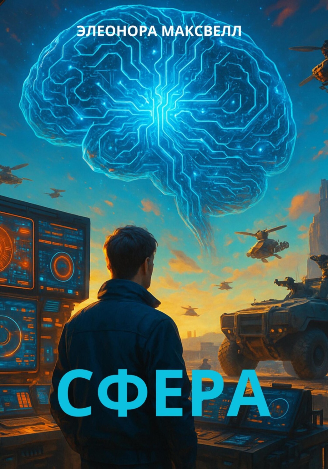 Обложка книги «Сфера. Превентивный удар. ИИ атакует.»