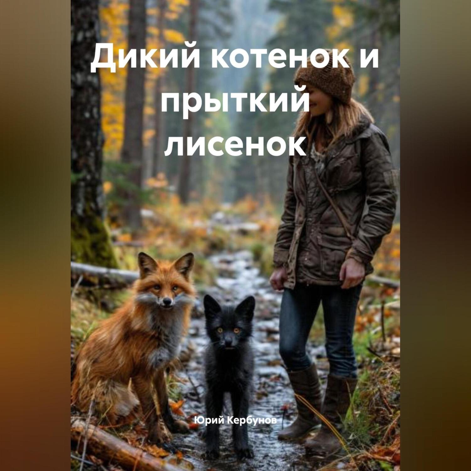 Обложка книги «Дикий котенок и прыткий лисенок»