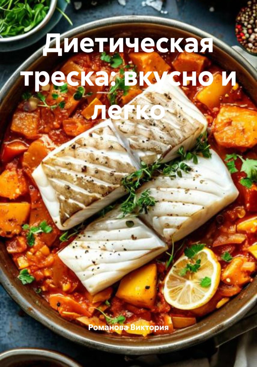 Обложка книги «Диетическая треска: вкусно и легко»
