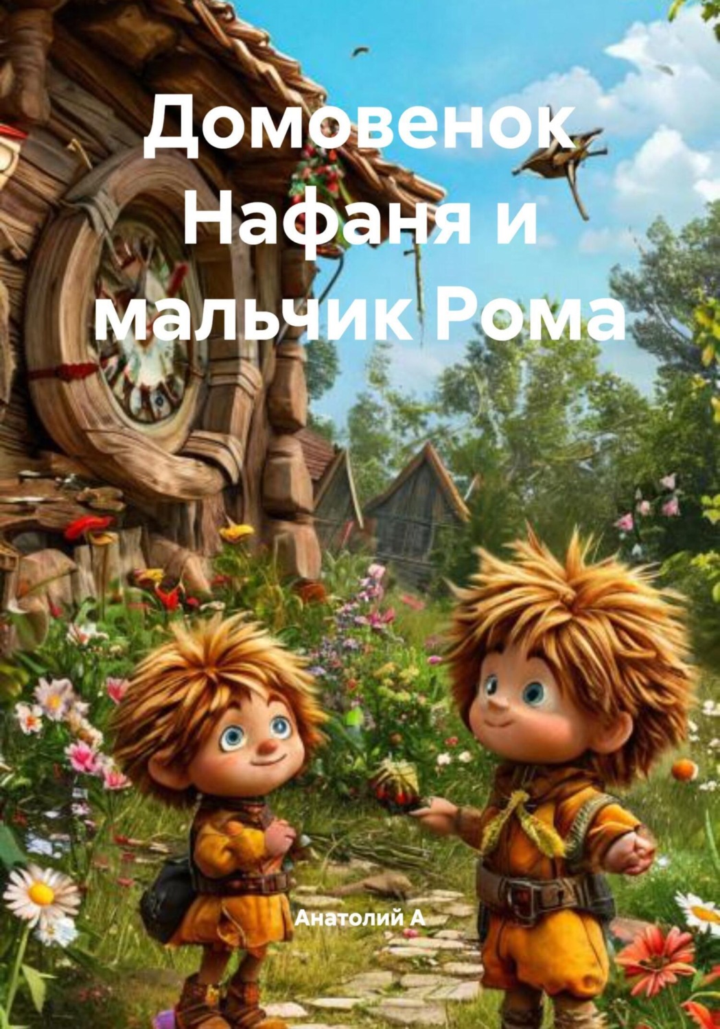 Обложка книги «Домовенок Нафаня и мальчик Рома»