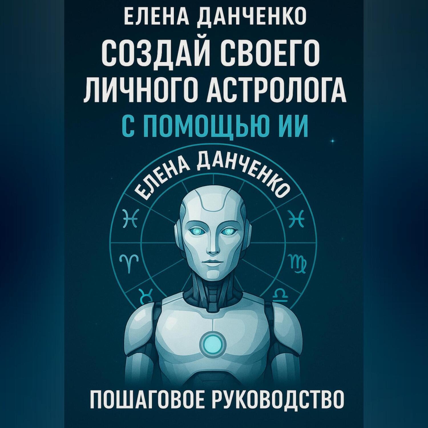 Обложка книги ««Создай своего личного астролога с помощью ИИ: Пошаговое руководство»»