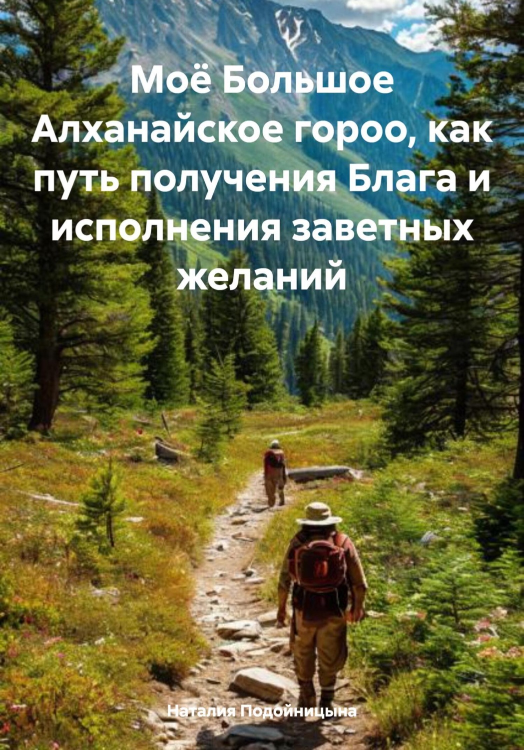 Обложка книги «Моё Большое Алханайское гороо, как путь получения Блага и исполнения заветных желаний»