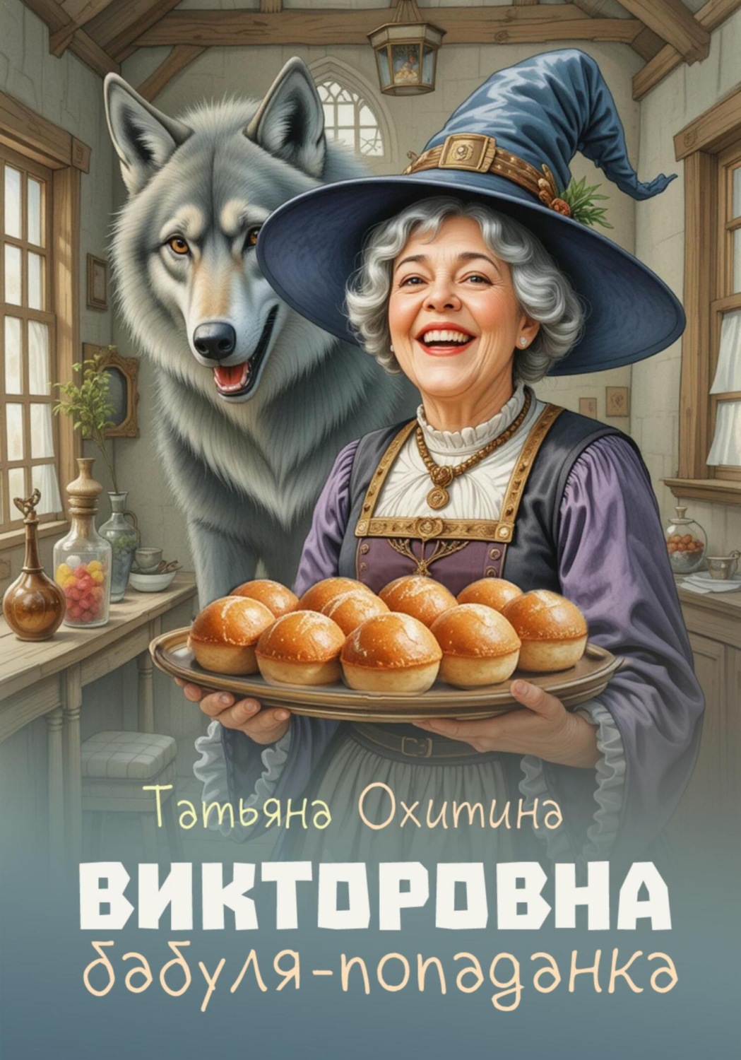 Обложка книги «Викторовна, бабуля-попаданка»