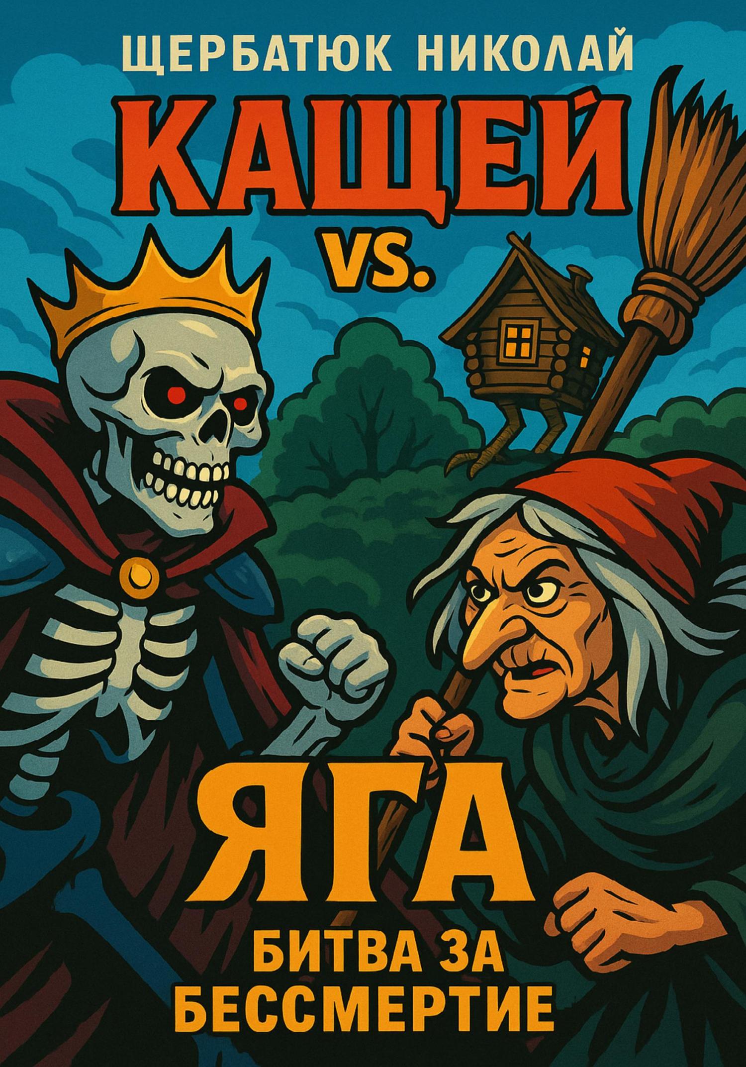 Обложка книги «Кащей vs. Яга: битва за бессмертие»