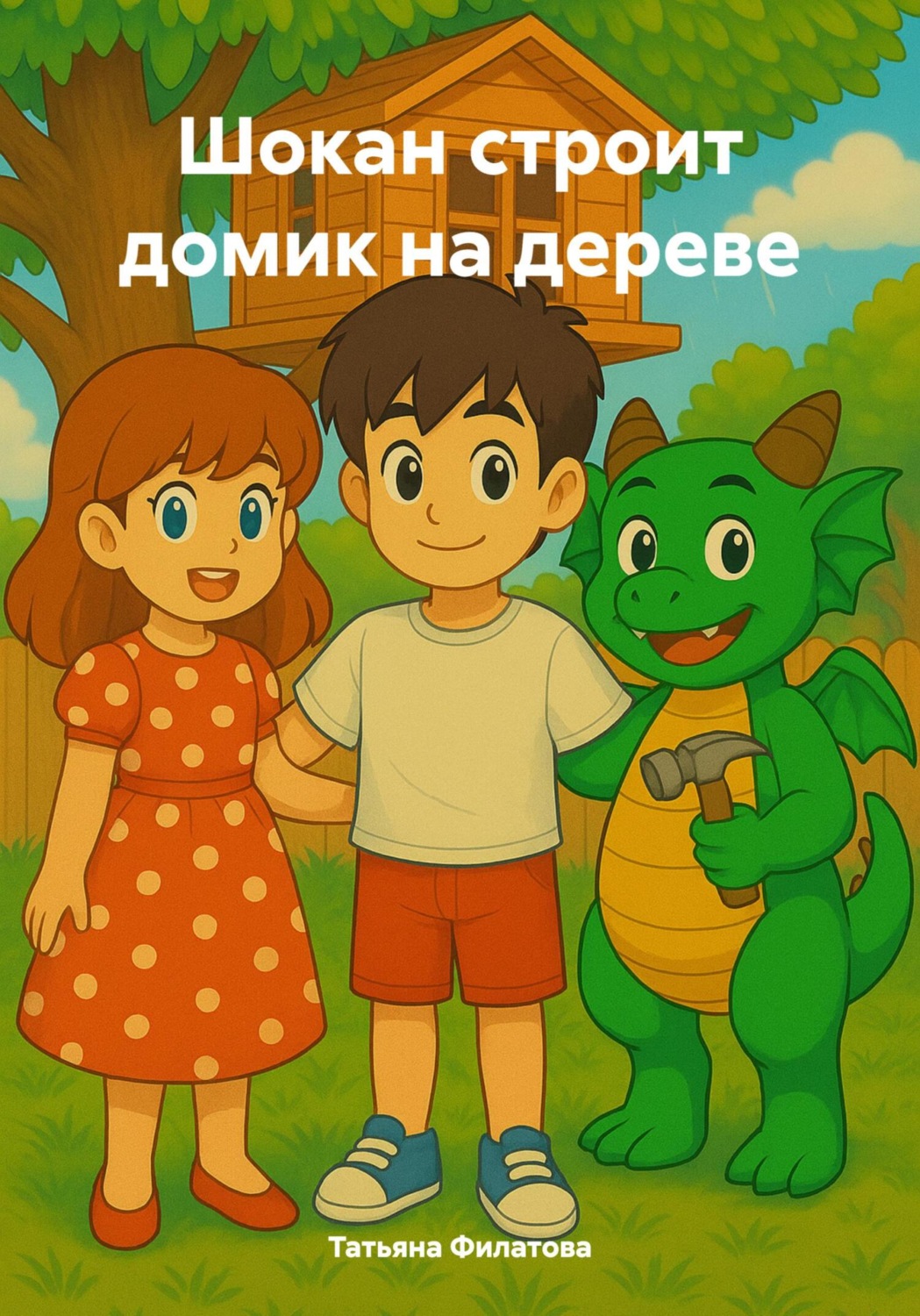 Обложка книги «Шокан строит домик на дереве»