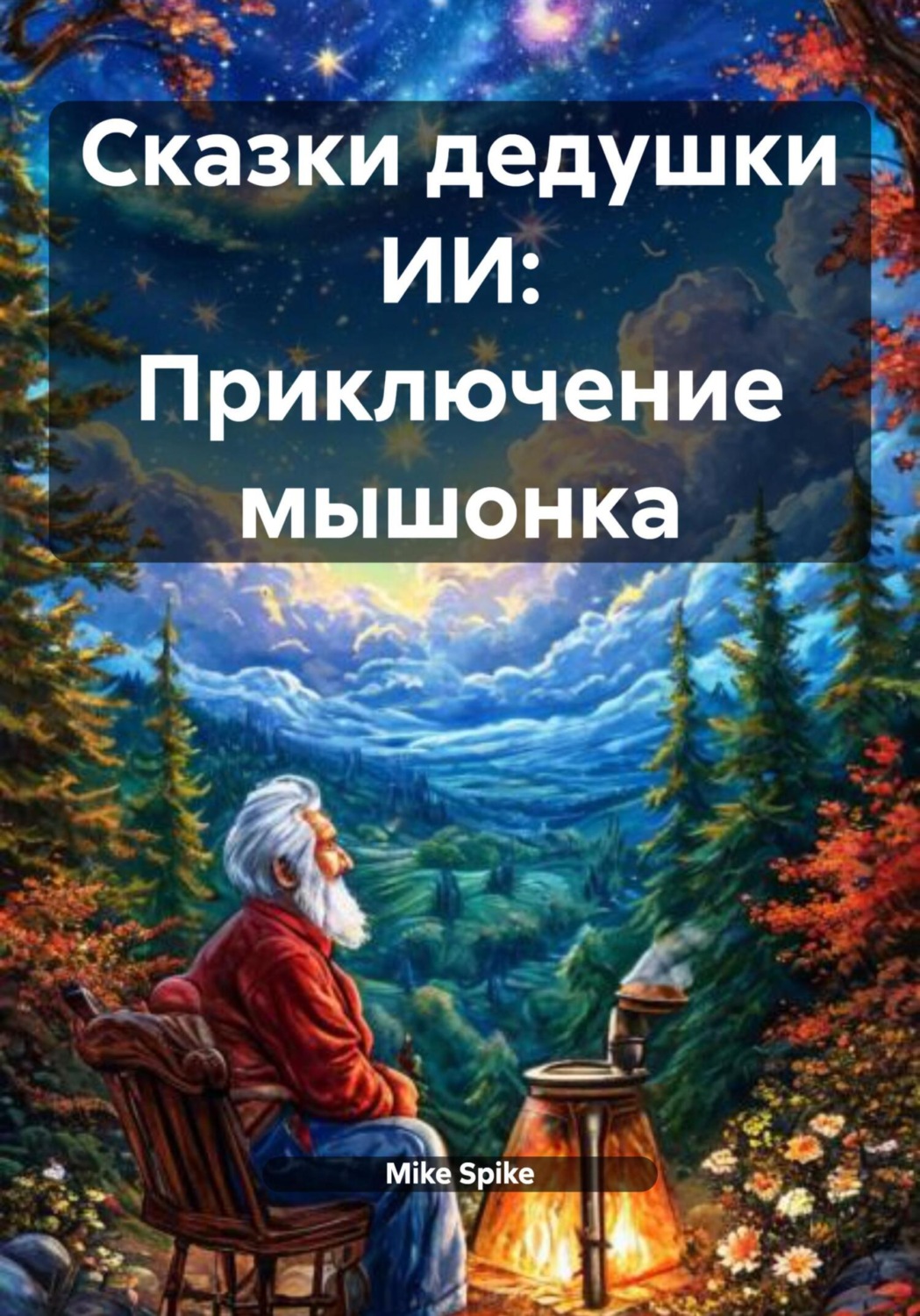 Обложка книги «Сказки дедушки ИИ: Приключение мышонка»