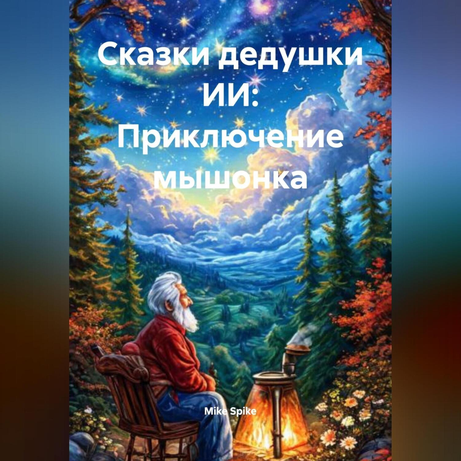 Обложка книги «Сказки дедушки ИИ: Приключение мышонка»
