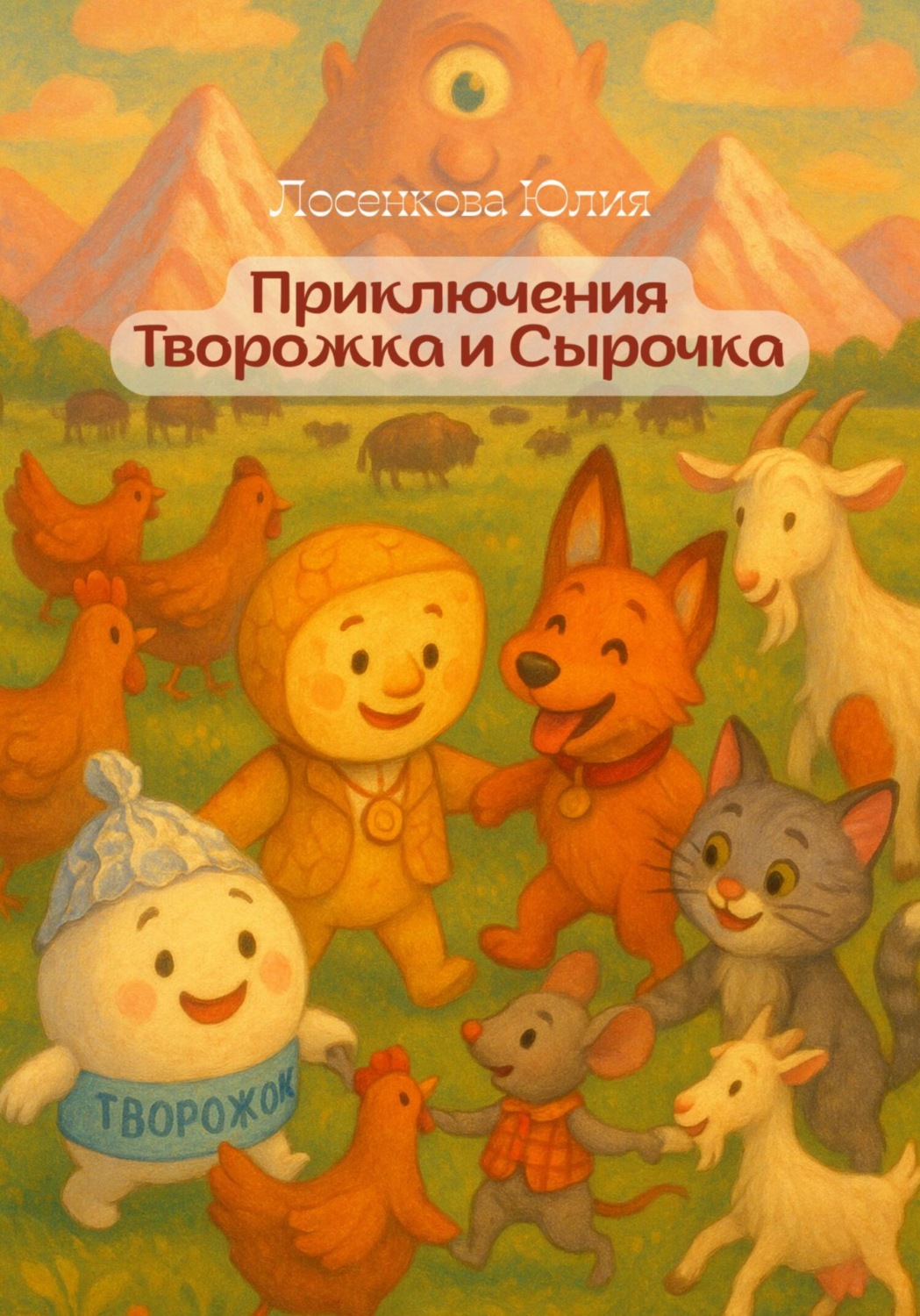 Обложка книги «Приключения Творожка и Сырочка»
