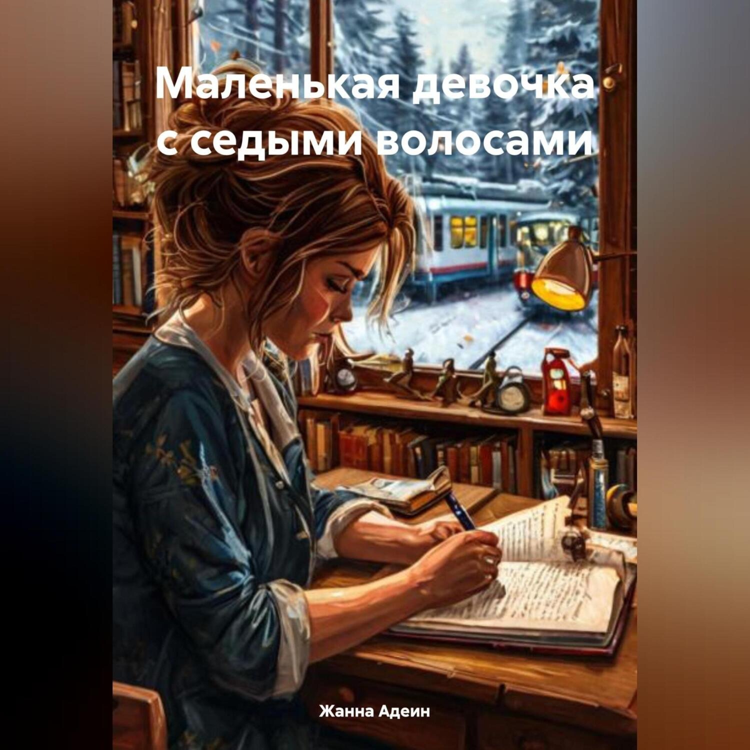Обложка книги «Маленькая девочка с седыми волосами»