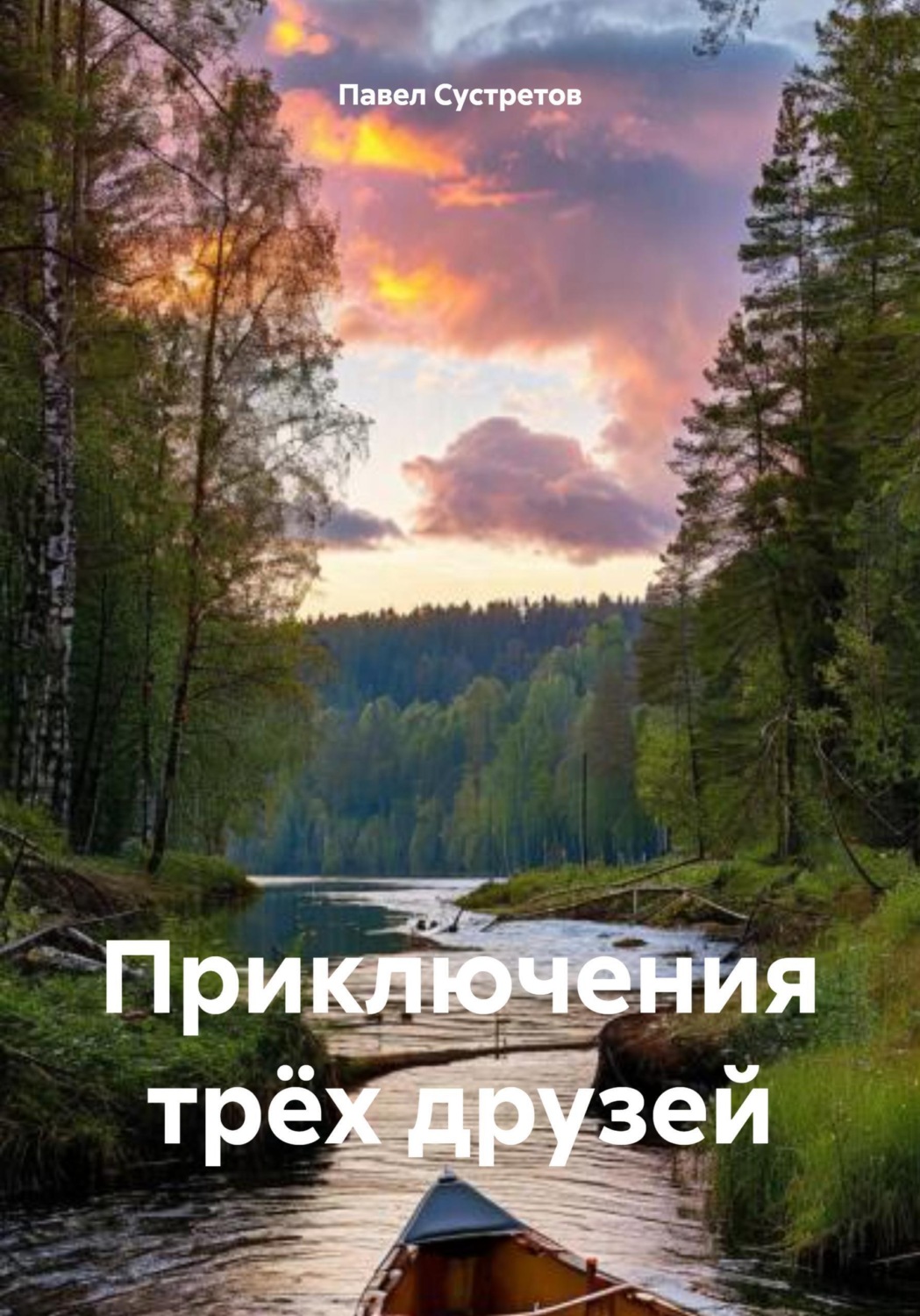 Обложка книги «Приключения трёх друзей»