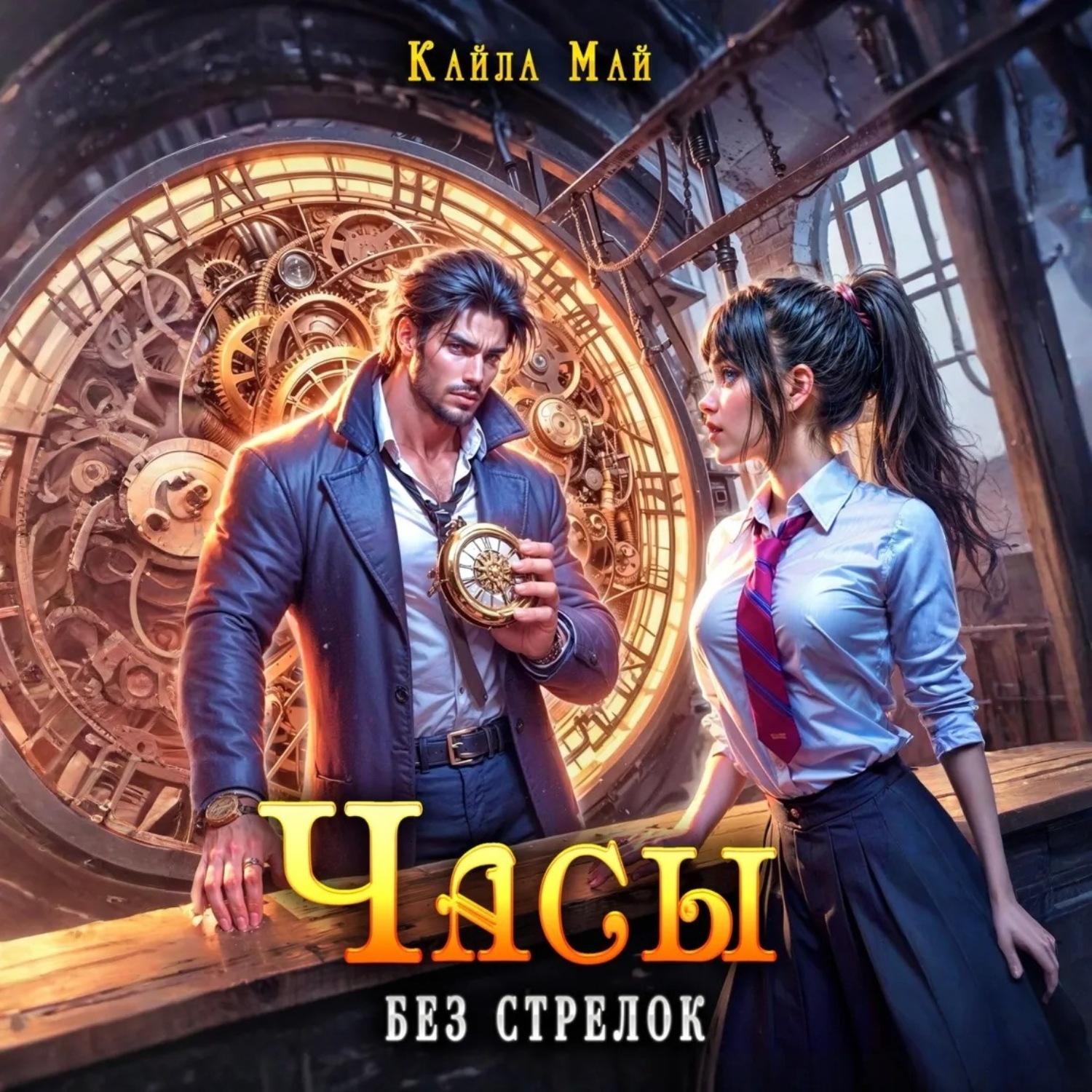 Обложка книги «Часы без стрелок»