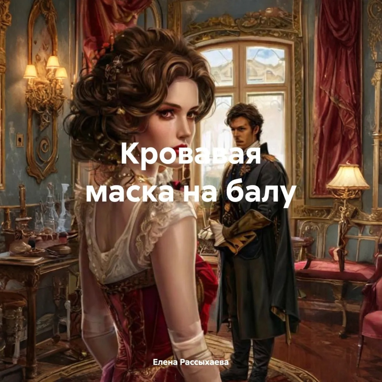 Обложка книги «Кровавая маска на балу»