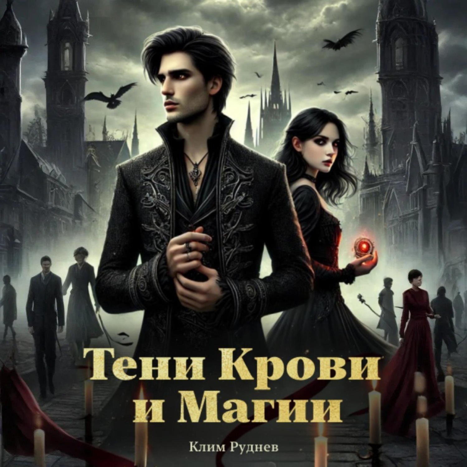 Обложка книги «Тени крови и магии»