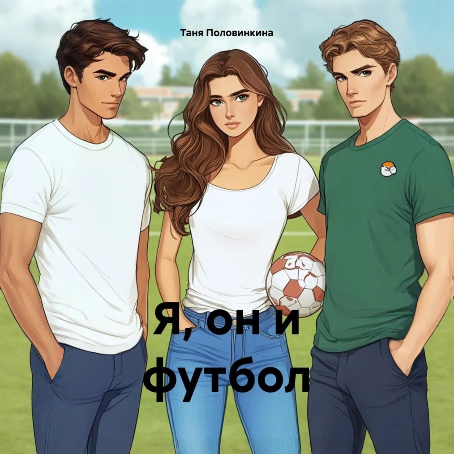 Обложка книги «Я, он и футбол»
