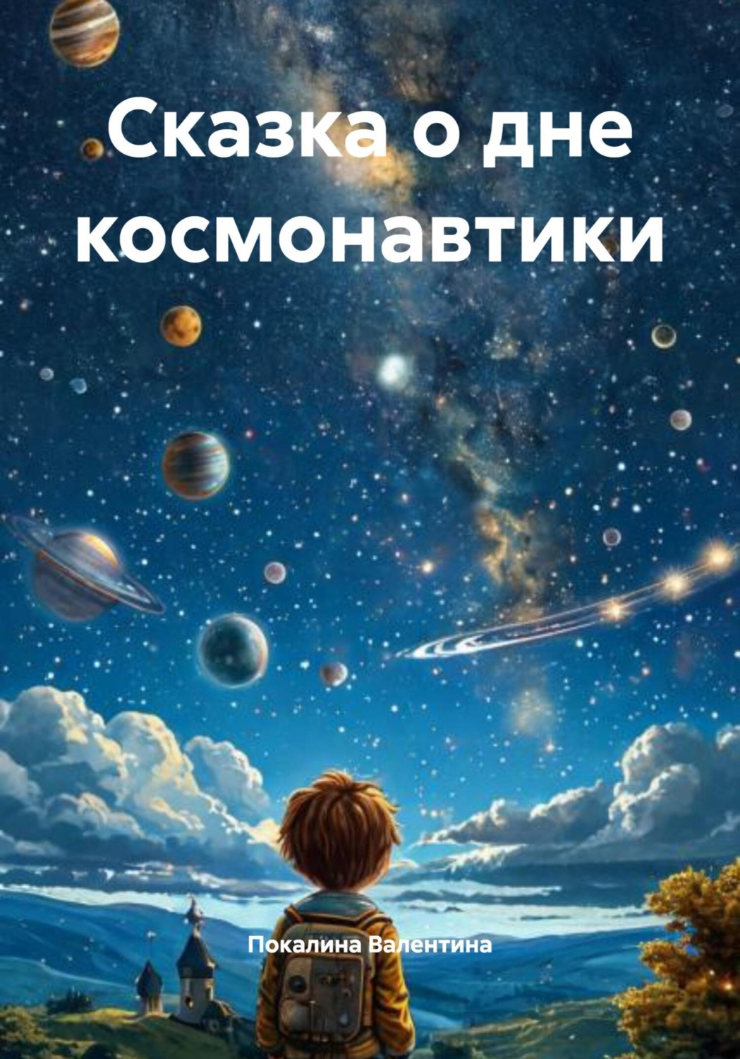 Обложка книги «Сказка о дне космонавтики»