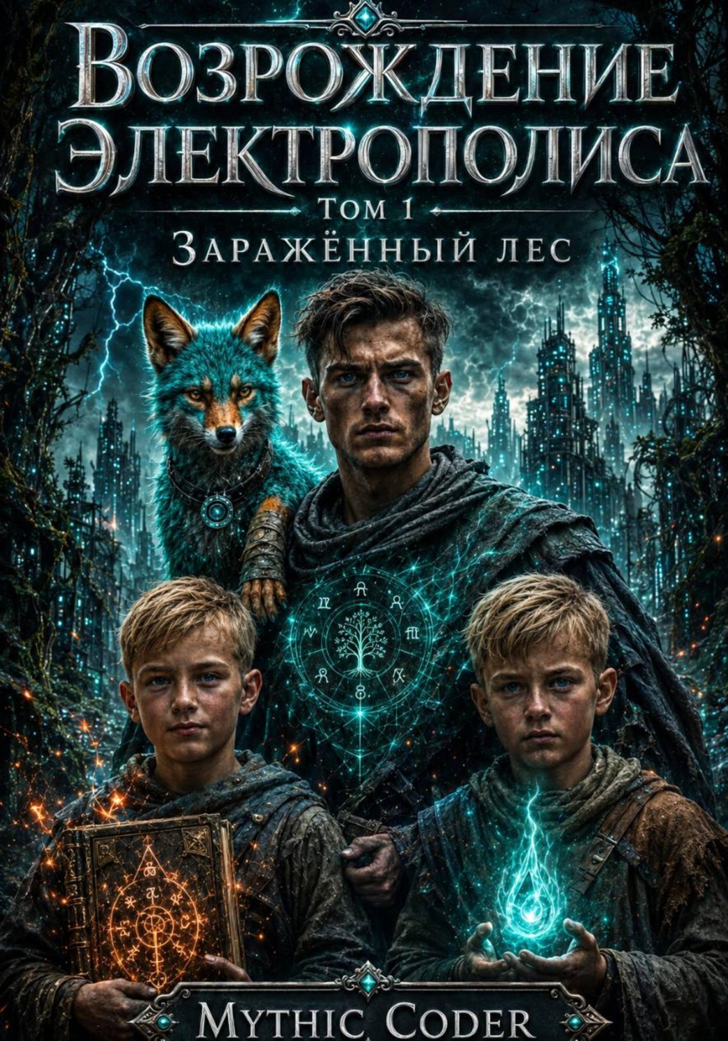 Обложка книги «Возрождение Электрополиса. Том 1 Заражённый лес»
