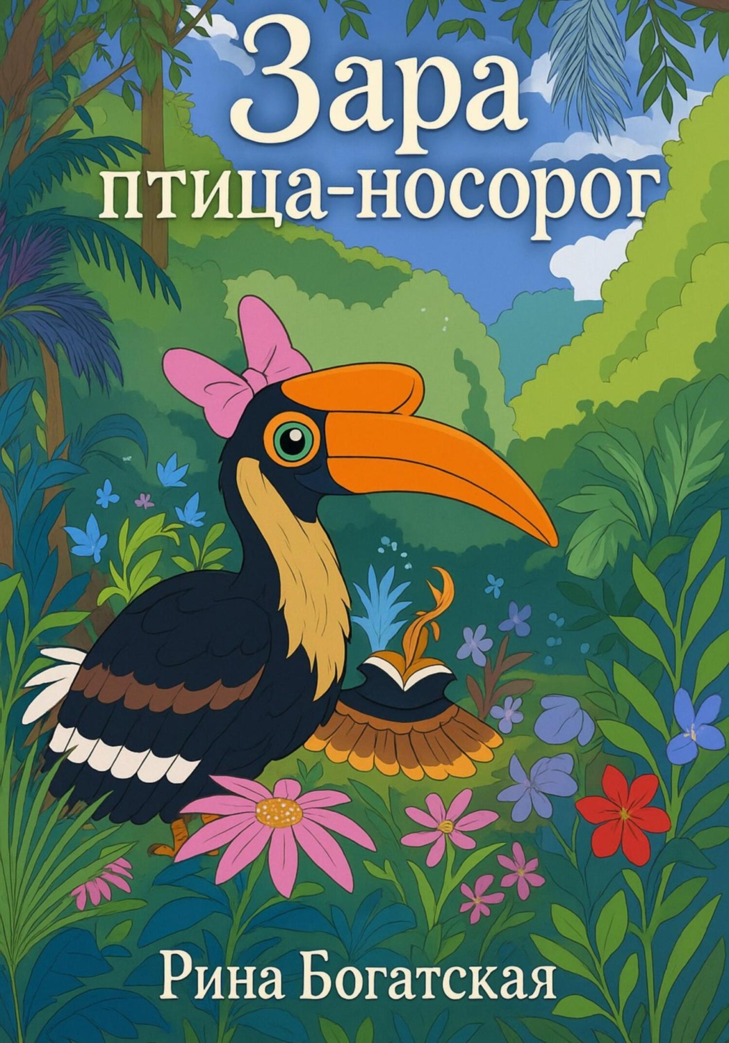 Обложка книги «Зара птица-носорог»