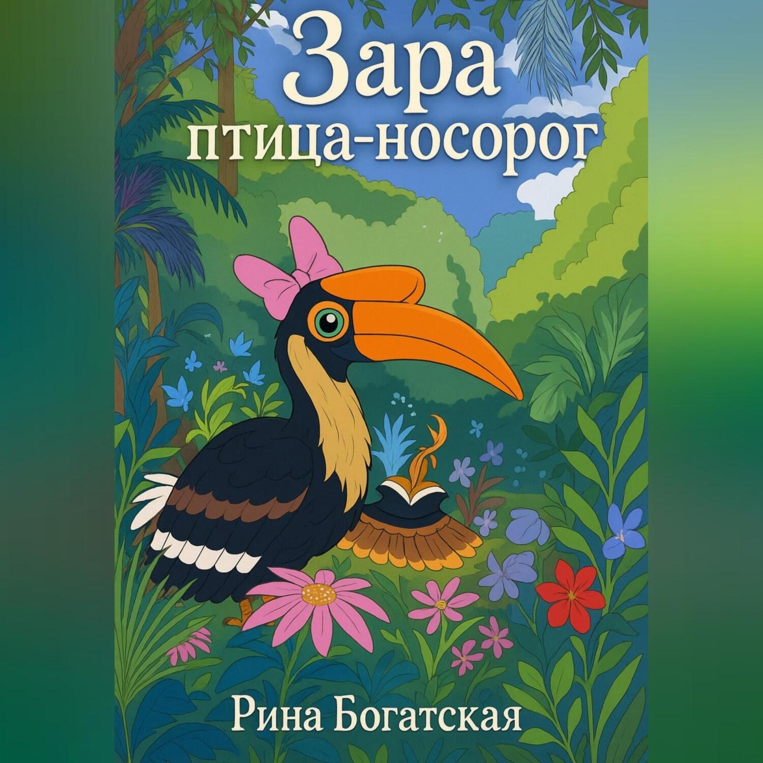Обложка книги «Зара птица-носорог»