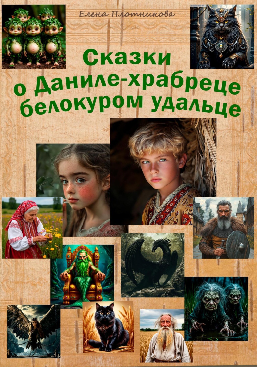 Обложка книги «Сказки о Даниле-храбреце белокуром удальце»