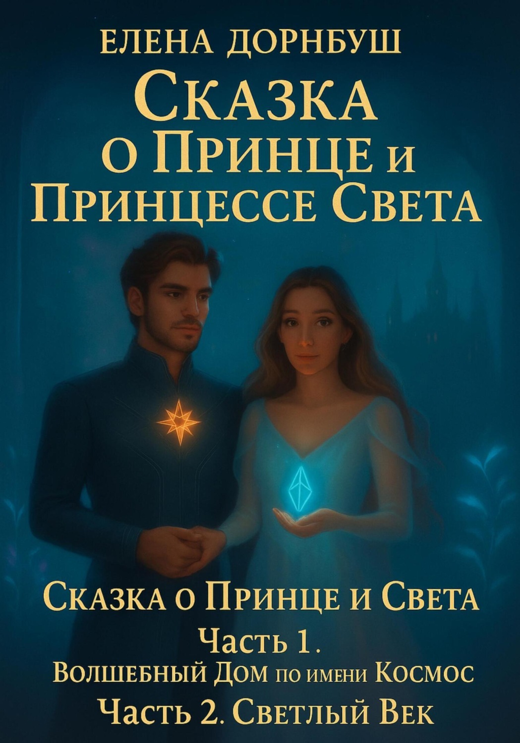 Обложка книги «Сказка о принце и принцессе света»