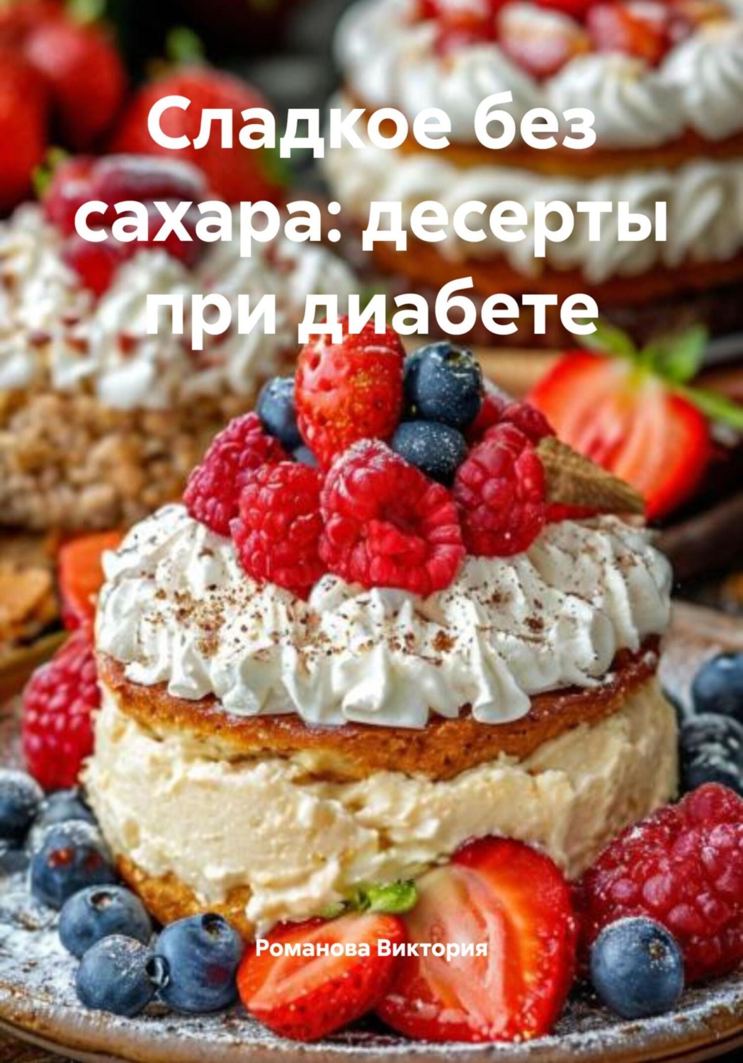 Обложка книги «Сладкое без сахара: десерты при диабете»