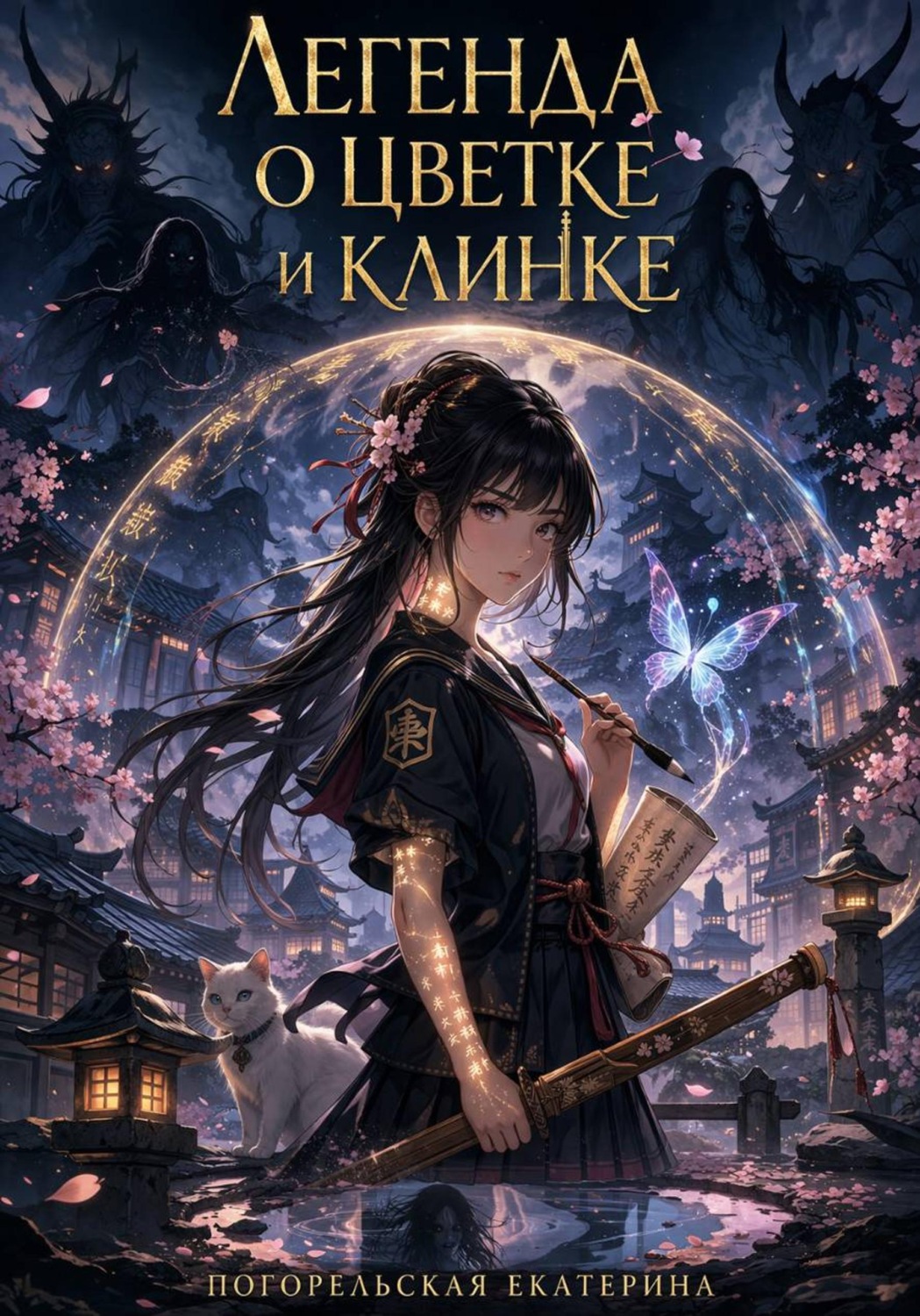 Обложка книги «Легенда о цветке и клинке»