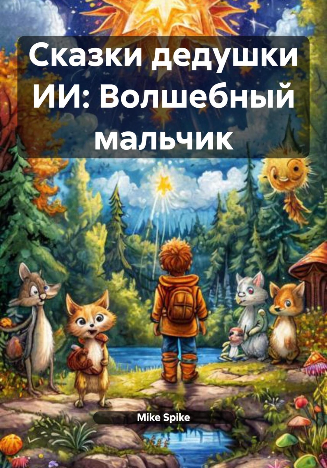 Обложка книги «Сказки дедушки ИИ: Волшебный мальчик»