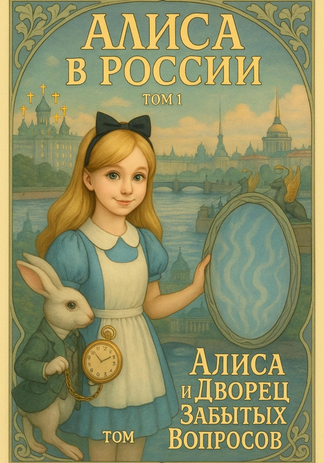 Обложка книги «Алиса в России. Том 1. «Алиса и Двроец Забытых Вопросов»»