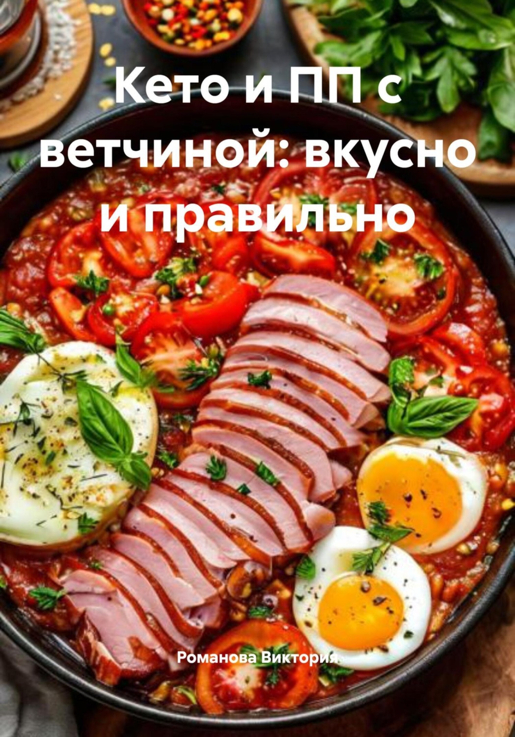 Обложка книги «Кето и ПП с ветчиной: вкусно и правильно»