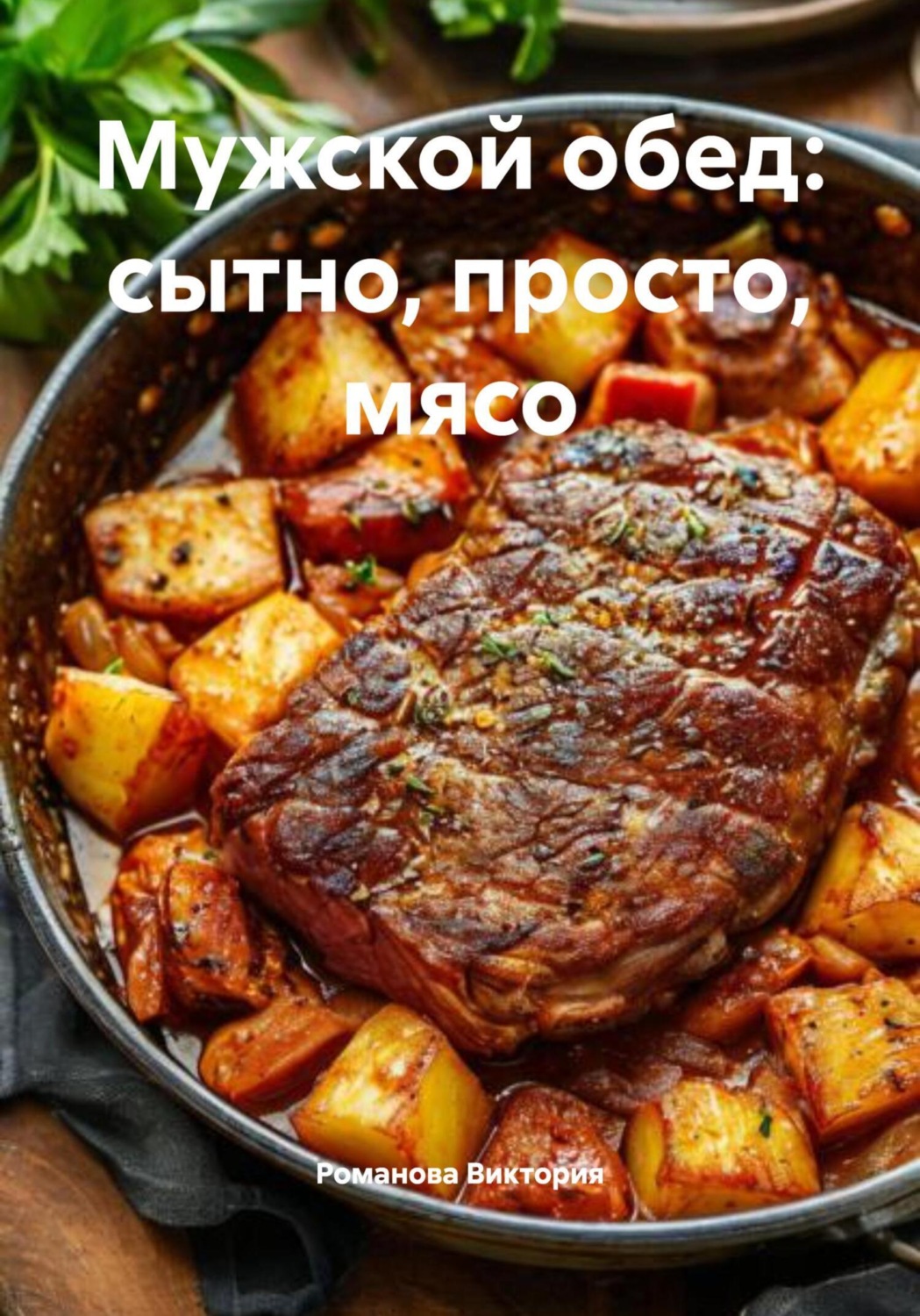 Обложка книги «Мужской обед: сытно, просто, мясо»