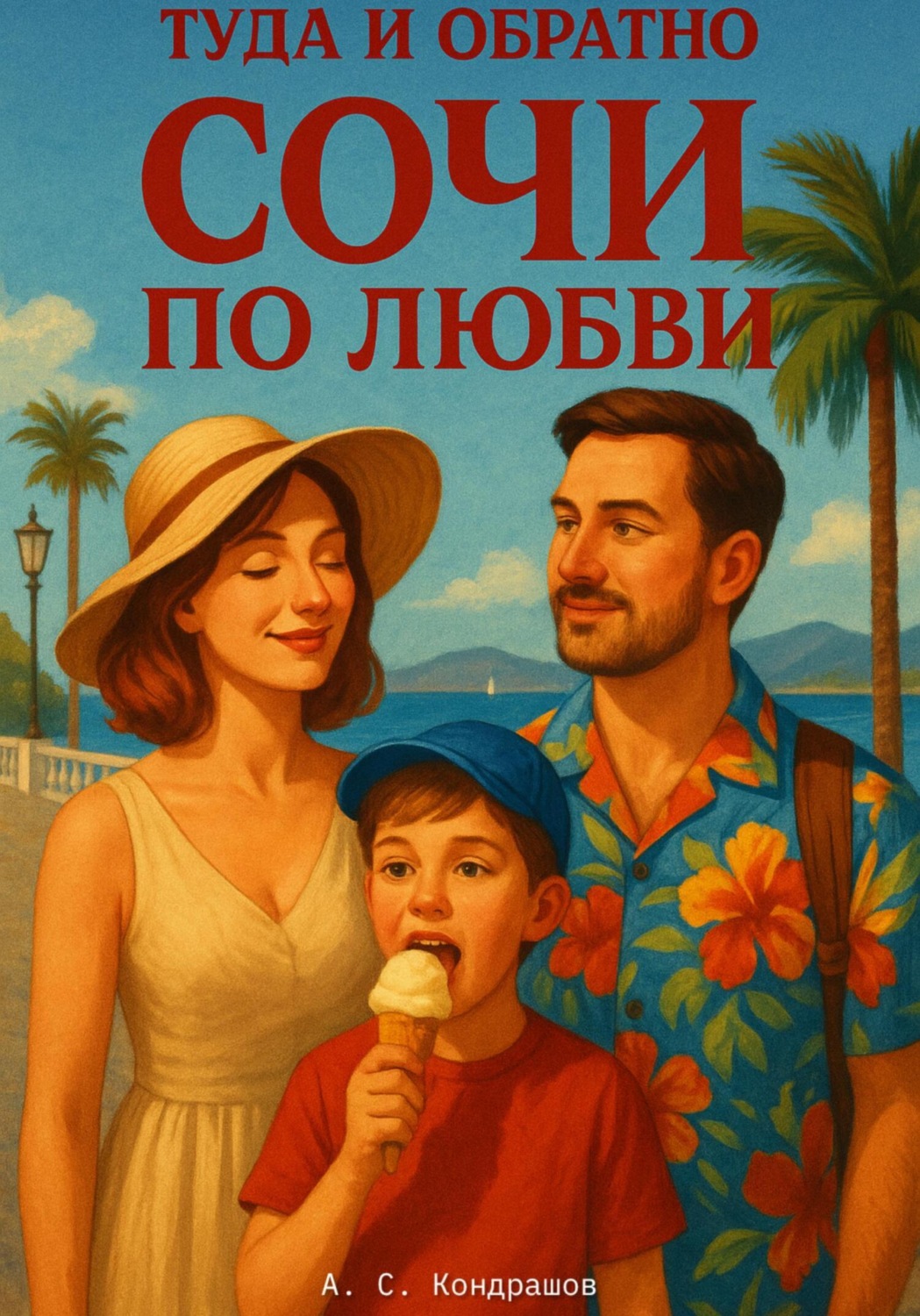 Обложка книги «Туда и обратно. Сочи по любви»