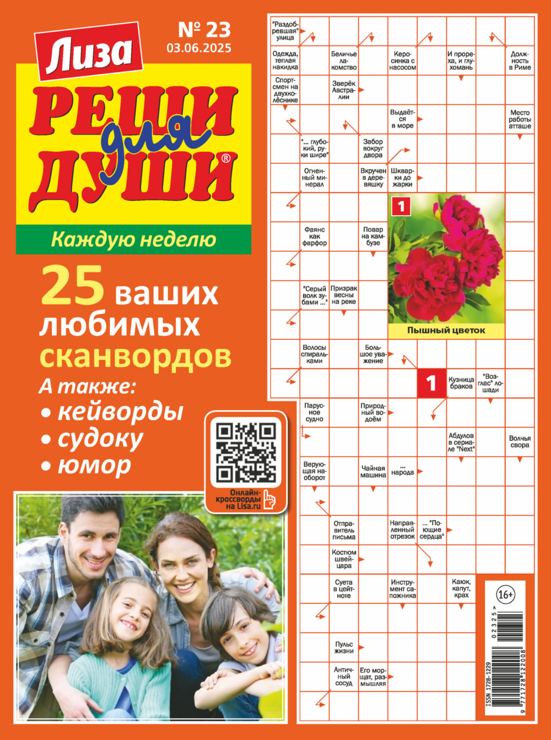 Обложка книги «Журнал «Лиза. Реши для души» №23/2025»
