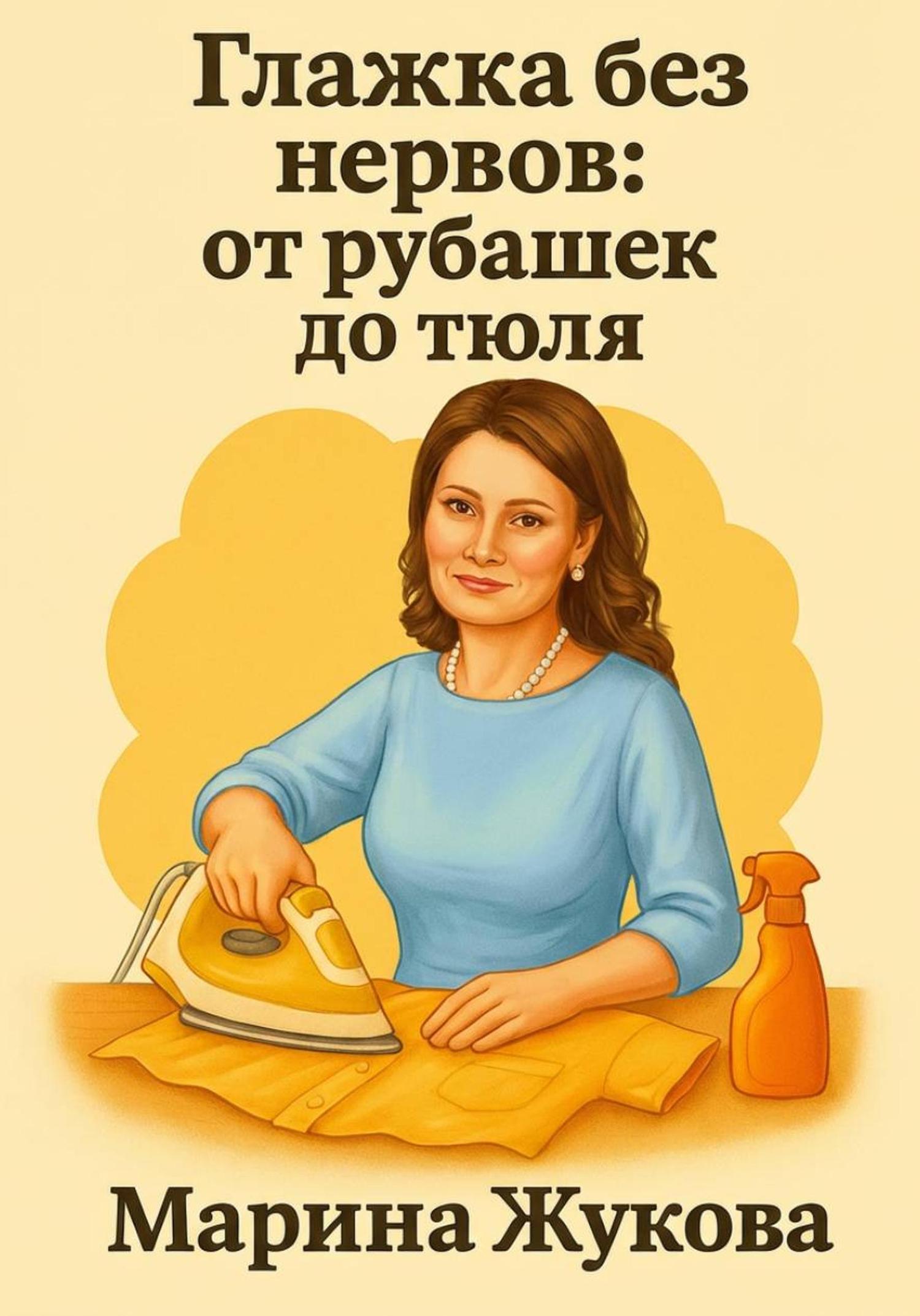 Обложка книги «Глажка без нервов: от рубашек до тюля»