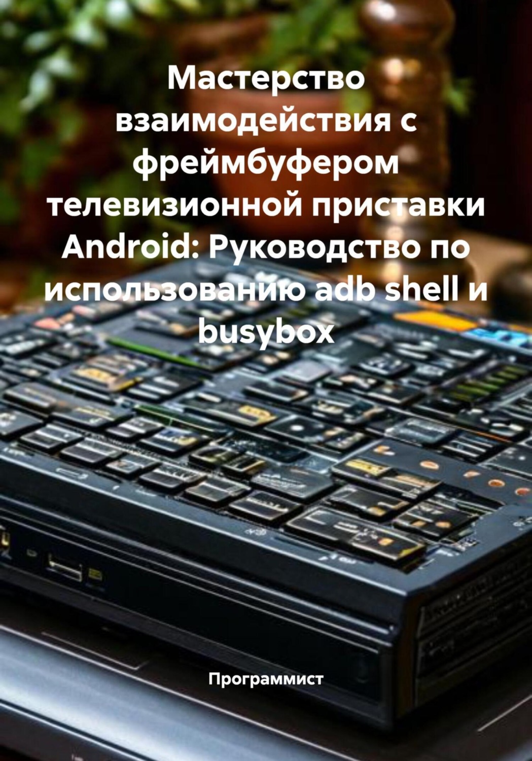 Обложка книги «Мастерство взаимодействия с фреймбуфером телевизионной приставки Android: Руководство по использованию adb shell и busybox»