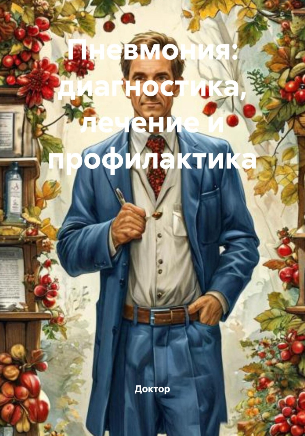 Обложка книги «Пневмония: диагностика, лечение и профилактика»