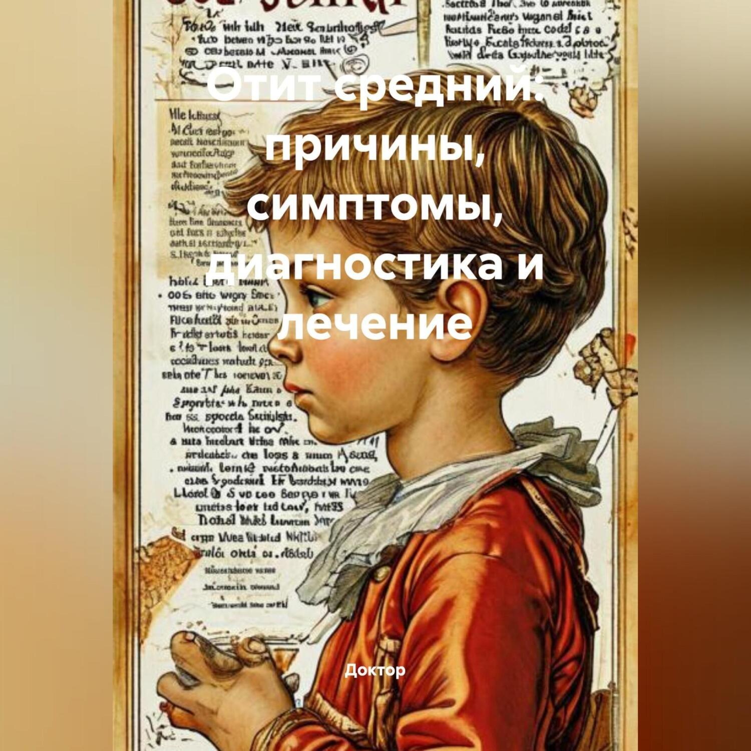 Обложка книги «Отит средний: причины, симптомы, диагностика и лечение»