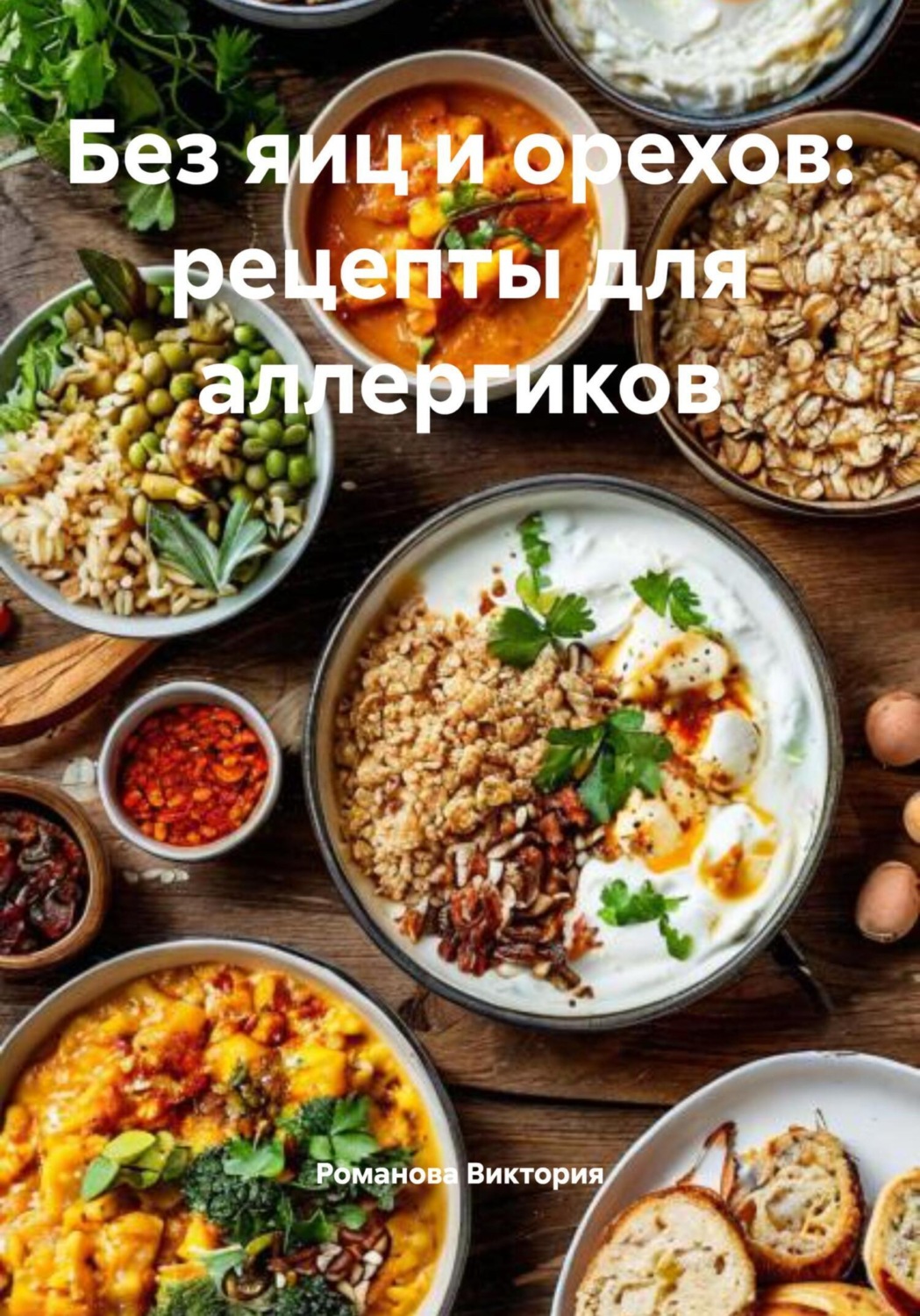 Обложка книги «Без яиц и орехов: рецепты для аллергиков»