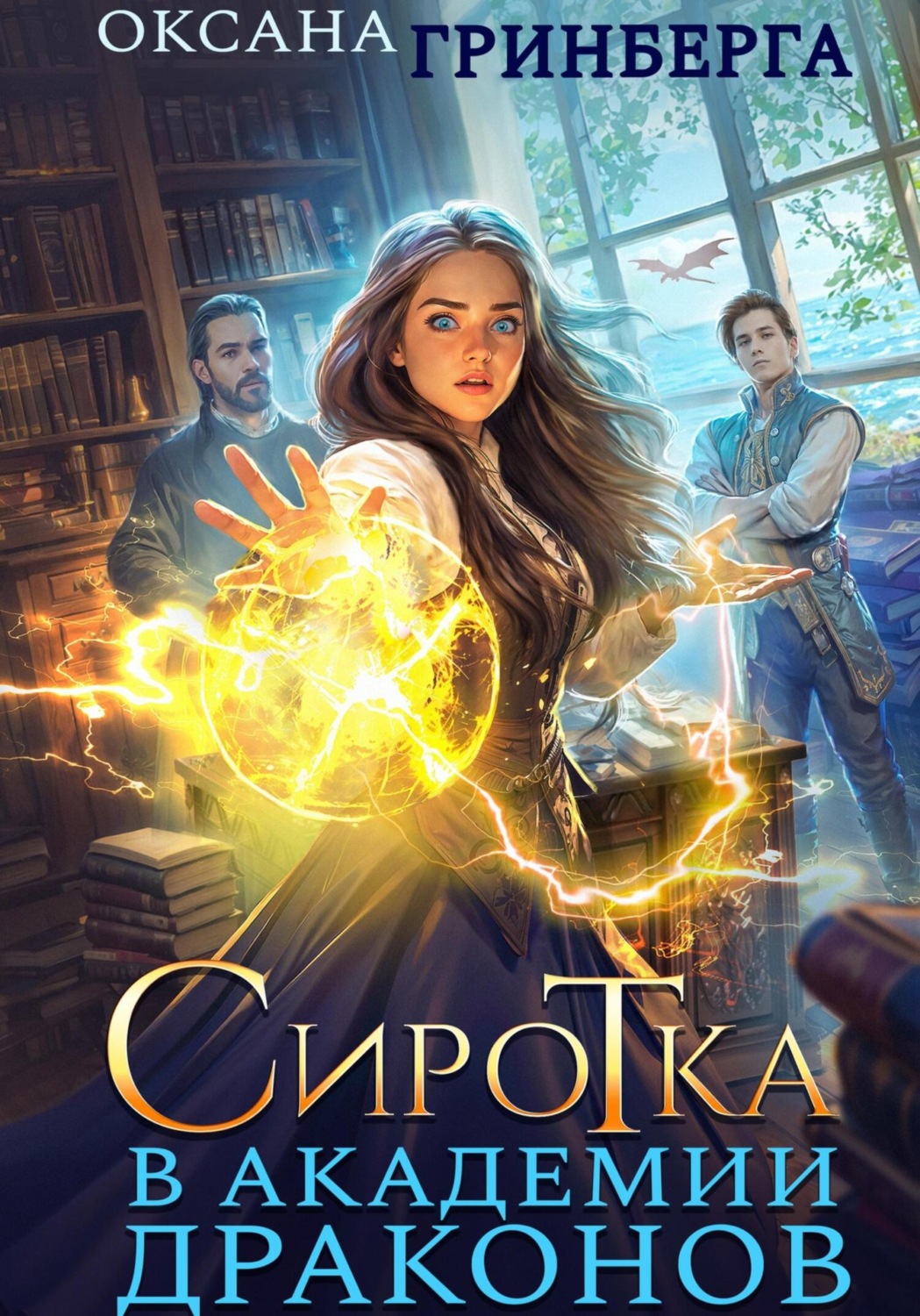 Обложка книги «Сиротка в Академии Драконов»