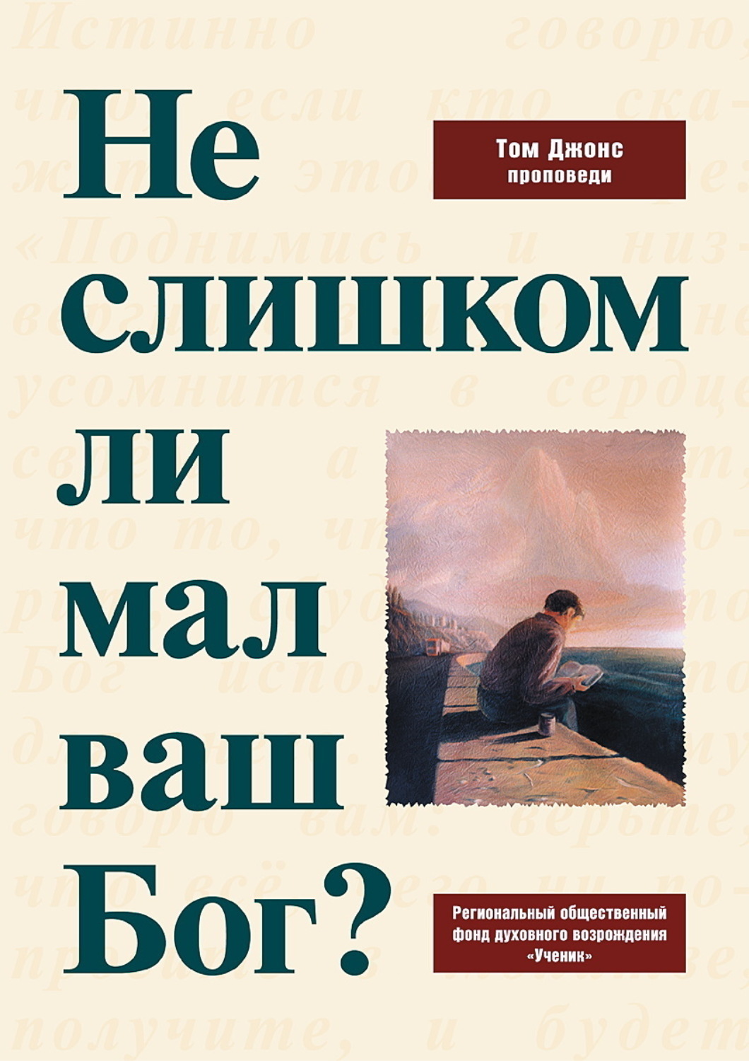 Обложка книги «Не слишком ли мал ваш Бог?»
