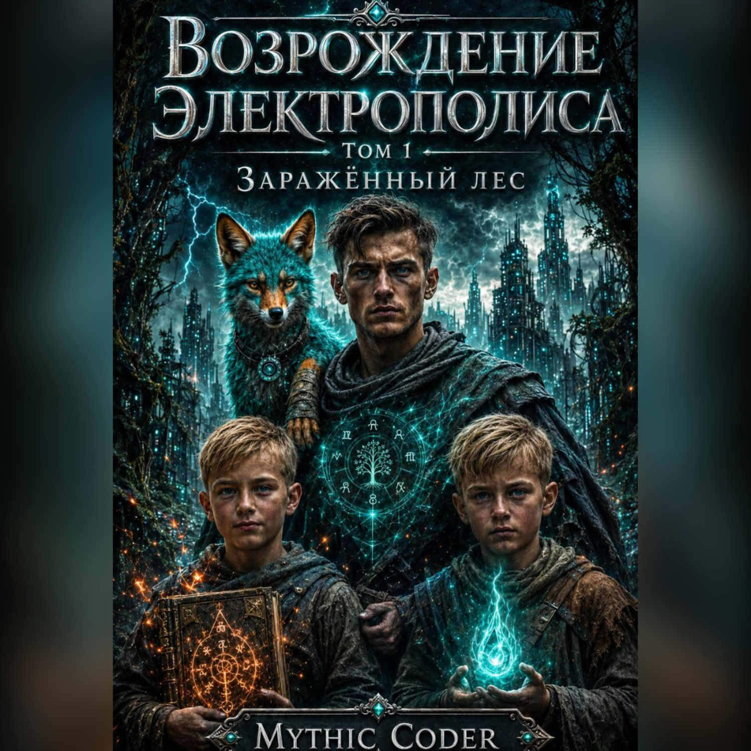 Обложка книги «Возрождение Электрополиса. Том 1 Заражённый лес»