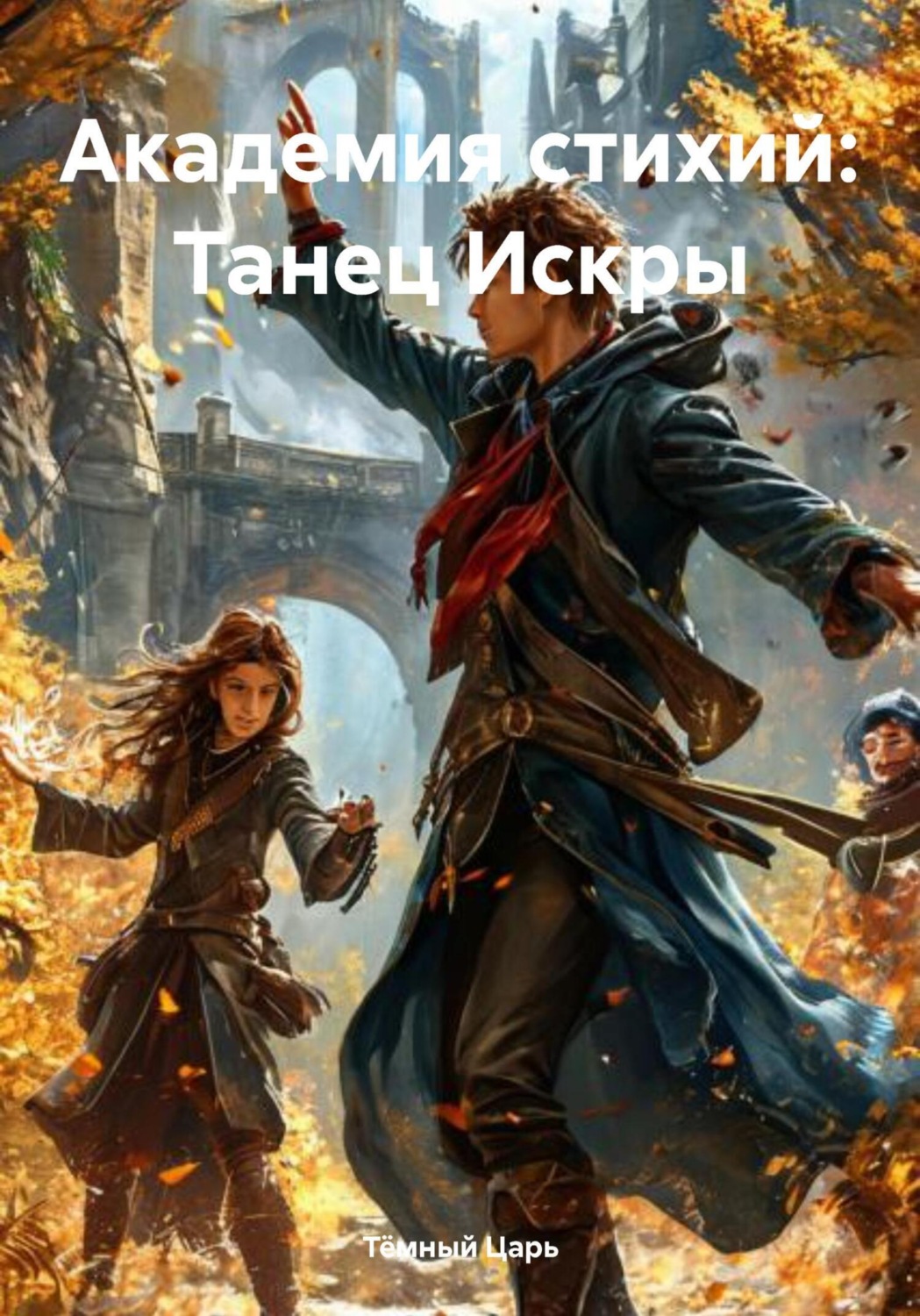 Обложка книги «Академия стихий: Танец Искры»
