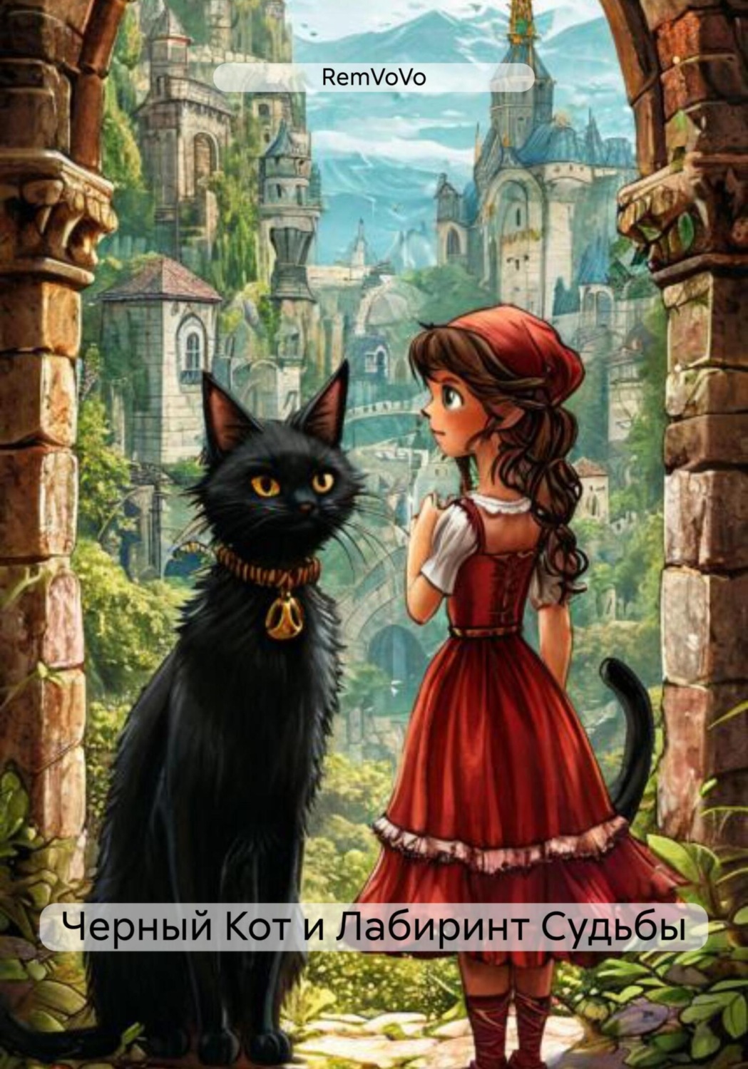 Обложка книги «Черный Кот и Лабиринт Судьбы»